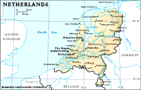 Map Of The Netherlands